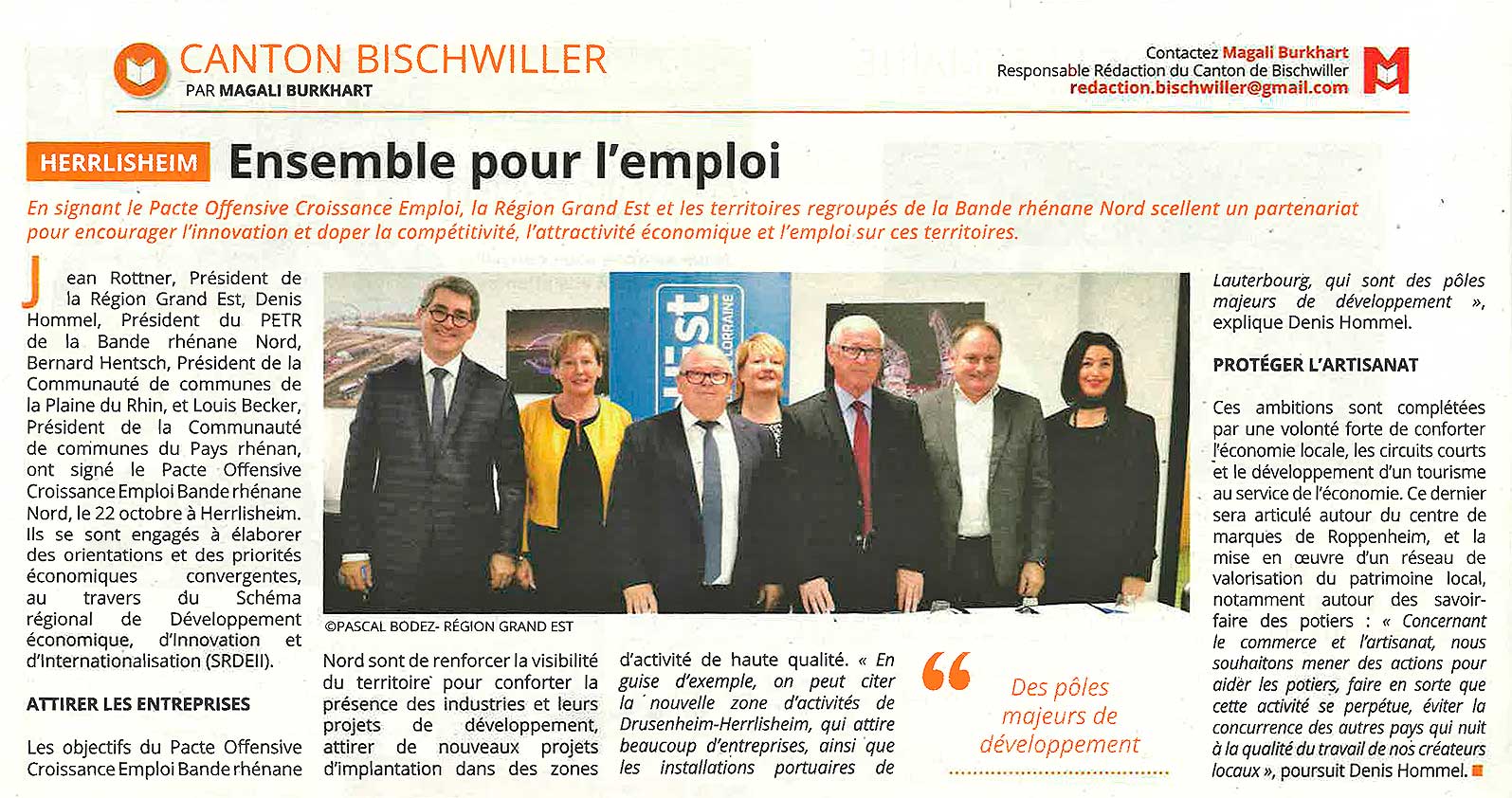 DNA 23/10/2019 Ensemble pour l'emploi